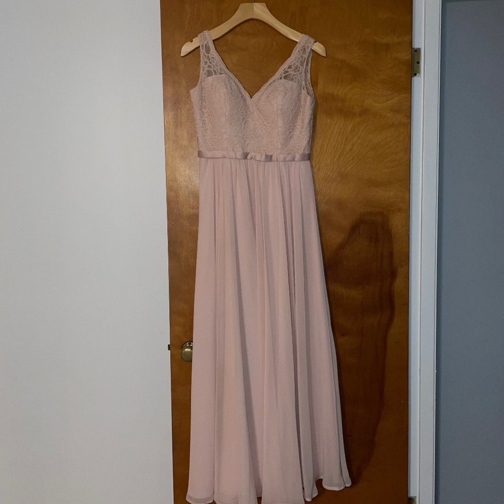 Bridesmaid Dress Blush Lace